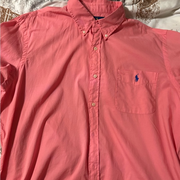 Ralph Lauren Men's Coral Button Down Shirt - Picture 4 of 7